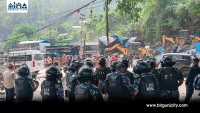 बाराको ३ नम्बर पुल क्षेत्रमा डोजर चल्यो, स्थानीयको आरोप– राज्यले गर्‍यो दमन