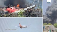 २४२ यात्रु सवार एयर इन्डियाको विमान अहमदाबादको बस्ती क्षेत्रमा क्र्यास