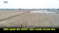 मधेस प्रदेश सुक्खाग्रस्त क्षेत्र घोषणा, किसानका लागि विशेष राहत प्याकेजको माग