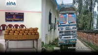 वीरगञ्जमा ट्रकबाट २ सय ४० केजी चरेश बरामद, दुई जना पक्राउ