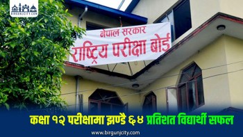 कक्षा १२ को नतिजा सार्वजनिक, ६४.१३ प्रतिशत विद्यार्थी उत्तीर्ण