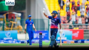 आइसिसी विश्वकप लिग २ : नेपालले युएईलाई दियो २०१ रनको लक्ष्य