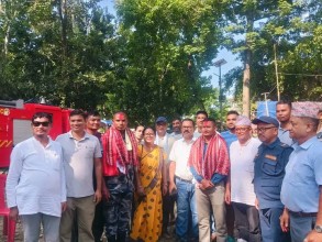 सशस्त्र प्रहरी बल कोल्हबीका नयाँ प्रमुख महतोको स्वागत, चौधरीको बिदाइ
