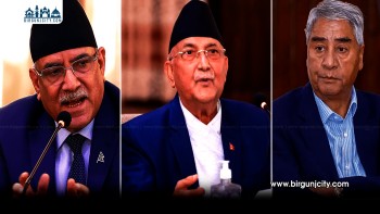 चुनावी तालमेलको संकेतः देउवा–ओली–प्रचण्डको  संवाद तीव्र