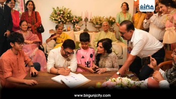 आमिर खान र गौरी स्प्राटले मुम्बईमा गरे विवाह