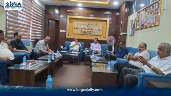 बाराका प्रजिअसँग वीरगंज उद्योग वाणिज्य संघको भेटघाट तथा छलफल