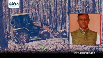 पर्सामा अवैध नदीजन्य पदार्थ उत्खनन बन्द, प्रमाण मेटाउने प्रयासको आरोप