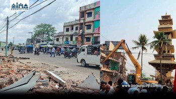 भत्काइएका जोखिमयुक्त घर टहरामा व्यापार नगर्न प्रशासनको चेतावनी, सम्भावित दुर्घटना भए घरधनी जिम्मेवार हुनुपर्ने उर्दि जारी
