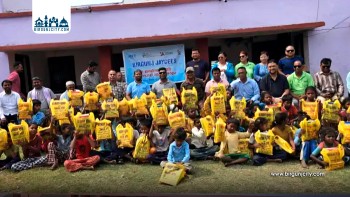 वीरगंज जेसीजद्वारा दलित बालबालिकालाई शैक्षिक सामग्री वितरण