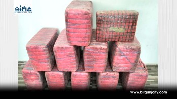 खेतमा लुकाएर राखिएको ८७ किलो गाँजा बरामद