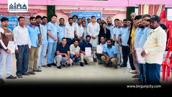 वीरगञ्जमा रगत अभावपछि रास्वपा पर्साद्वारा आकस्मिक रक्तदान, १ सय ११ जनाले गरे रक्तदान