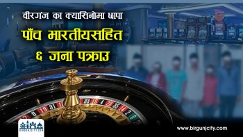वीरगंज का क्यासिनोमा छापा, पाँच भारतीयसहित ६ जना पक्राउ (भिडियो रिपोर्ट)