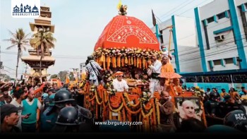 इस्कोन वीरगंजद्वारा तेस्रो पटक जगन्नाथ रथ यात्रा आयोजना हुने