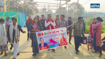 पर्सा–१ मा जनमत पार्टीका उम्मेदवार ओमप्रकाश सरार्फको घरदैलो अभियान समपन्न