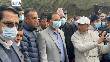 काठमाडाैँमा फोहोर व्यवस्थापनमा समस्या, मन्त्री कुलमान घिसिङ विहानै पुगे बन्चरेडाँडा