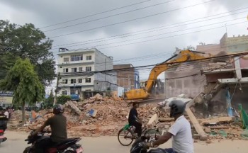 वीरगंजको मुख्य सडक विस्तारले लियो गति, काम अन्तिम चरणमा