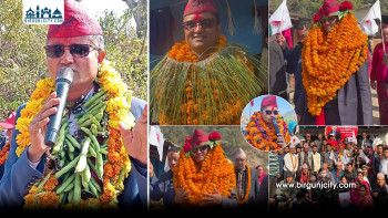 सूर्य थापालाई माला भारी बोकाइए, जनताले भोट भने दिएनन्