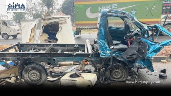 नवलपुरमा तीन सवारी ठोक्किँदा दुर्घटना, चालकसहित दर्जनभन्दा बढी घाइते