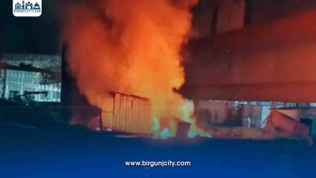 अम्बे स्टिल उद्योगमा आगलागी, फर्नेस आयल ट्यांकीमा क्षति हुँदा करोडौँको नोक्सानी