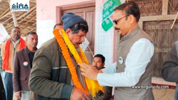 जसपाका उम्मेदवार अशोक टेमानीले बगही टोलमा घरदैलो अभियान सञ्चालन