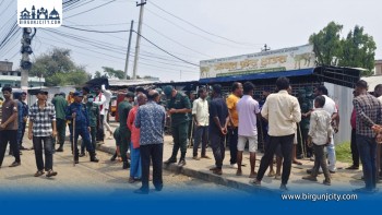 बाराको जीतपुरमा सार्वजनिक जग्गा अतिक्रमण हटाइयो