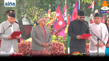 बालेन शाहले लिए प्रधानमन्त्रीको शपथ, मन्त्रिपरिषद् टुंगियो