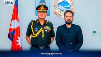 प्रधानमन्त्री शाहसँग भारतीय स्थल सेनाध्यक्ष सेठको शिष्टाचार भेटवार्ता