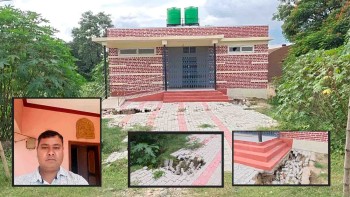 बीरगंज भन्सारअगाडि ५० लाखभन्दा बढीको शौचालय ३ वर्षदेखि अलपत्र