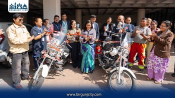 सुरु भयो काठमाडौं महानगरमा बाइक एम्बुलेन्स सेवा
