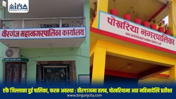 वीरगंज महानगरका कर्मचारीले तलब पाए, पोखरियाका कर्मचारी अझै आठ महिनादेखि तलबविहीन