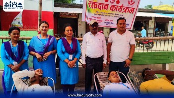पञ्चगावामा बृहत् रक्तदान कार्यक्रम, २५ जनाले गरे रक्तदान