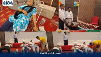 शिवम् सहकारीको रक्तदान कार्यक्रममा १ सय ६ जनाले गरे रक्तदान