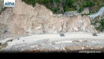 बीपी राजमार्गमा पुल निर्माण ढिलाइ, ट्राफिक जाम अझै समस्या