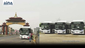 साढे ५ वर्षपछि लुम्बिनीमा विद्युतीय बस सञ्चालनमा