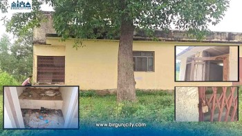 वीरगंज–२१ ताजपुरमा लाखौँ खर्चेर बनाइएको धर्मशाला चार वर्षदेखि प्रयोगविहीन
