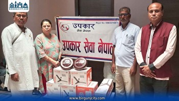 पोखरियाका दुई विद्यालयलाई उपकार सेवा नेपालद्वारा ५ थान पंखा सहयोग