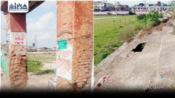 राजविराज को मुटुमा रहेको ऐतिहासिक राजरंगशाला अत्यन्त जिर्ण अवस्थामा, मर्मतमा बेवास्ता