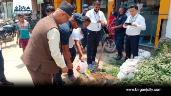 कलैयामा संयुक्त बजार अनुगमन : दुई स्वीट्सलाई जरिवाना, अखाद्य सामग्री नष्ट