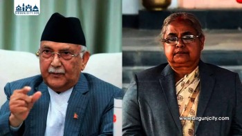 प्रधानमन्त्री कार्की र अध्यक्ष ओलीबीच २ घण्टा राजनीतिक वार्ता