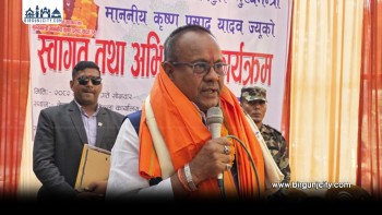 मधेश प्रदेशमा सुशासन कायम गर्ने पहिलो प्राथमिकता : मुख्यमन्त्री कृष्ण प्रसाद यादव