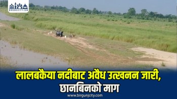 टेन्डरविनै लालबकैया नदीको दोहन, प्रहरी र जनप्रतिनिधिमाथि मिलेमतोको आरोप