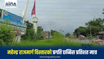 कमला–ढल्केबर–पथलैया सडक विस्तार लक्ष्यभन्दा धेरै पछाडि, प्रगति मात्र २६ प्रतिशत