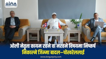ओली नेतृत्वमा रहने वा नरहनेबारे निष्कर्ष निकाल्ने जिम्मा बादल र शङ्कर पोखरेललाई