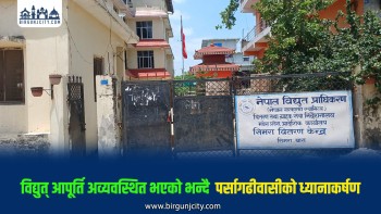 पर्सागढीमा अनियमित विद्युत् कटौतीप्रति स्थानीयको आपत्ति