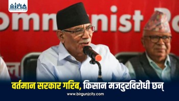 सरकार गरिब, किसान र मजदुरविरोधी रहेको प्रचण्डको आरोप