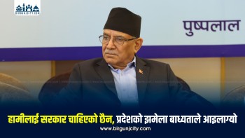 सरकार बनाउने होइन, आन्दोलनमा जाने प्राथमिकता छ : प्रचण्ड