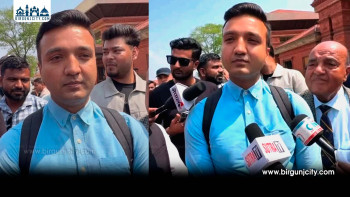 स्कुल ड्रेसमा सांसद अनसारी ,  अभिभावकप्रति सम्मानको सन्देश