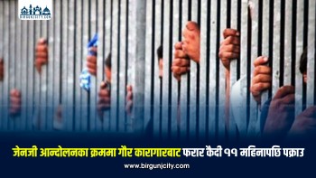 जेनजी आन्दोलनका क्रममा गौर कारागारबाट फरार कैदी ११ महिनापछि पक्राउ
