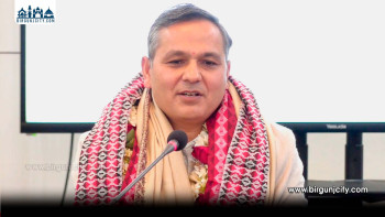 बिदाइ हुँदै गृहमन्त्री अर्यालले भने- ‘संविधान सही बाटोमा फर्कियो’