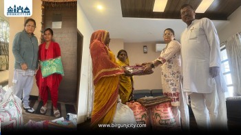 दुई विपन्न परिवारलाई विवाह सामग्री र नगद सहयोग